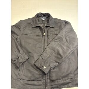 JACKET  Bomber MENS LARGE Rib Knit Cuffs Laydown Collar  DOCKERS